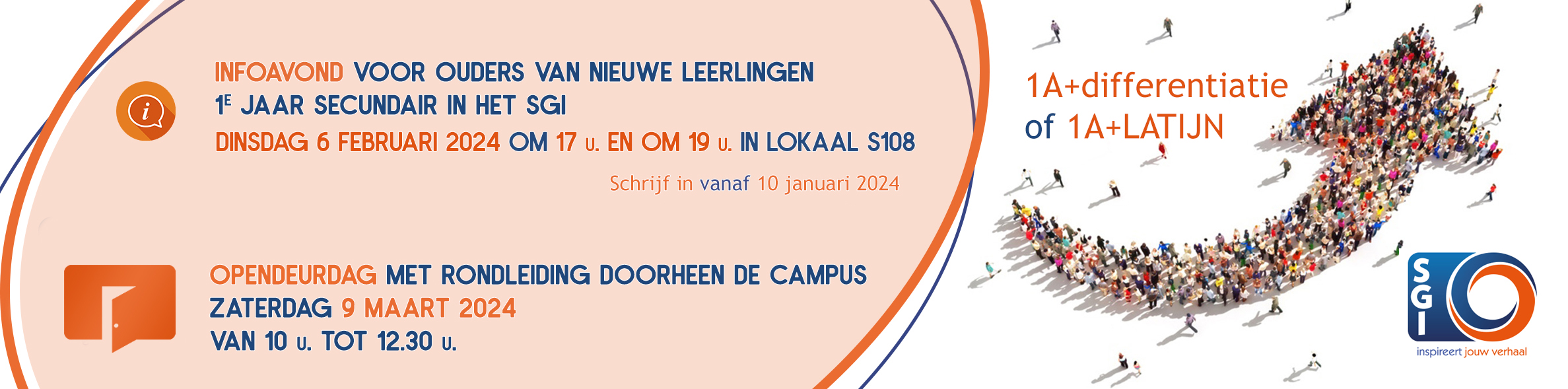 infoavond van 6e leerjaar naar 1e jaar SO in het SGI